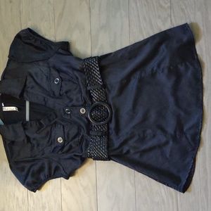Heart Soul black top with belt